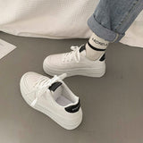Breakj And Autumn Women's Shoes 2025 Spring New Official Casual Shoes Shoes Women Thick Background Small White Shoes