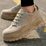 Spring New Retro Men's Trend Low Help Students All Kinds Of Korean Version Of Thick-Soled Muffin Shoes Daddy Shoes Men's