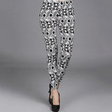Push Up Leggins Mujer Stripe Printed Leggings Women Dot Mid Waist Polyester Fitness