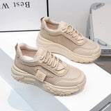 Breakj Shoes Female 2025 Summer New Ins Wind Korean Version Student Shoes Thick Platform Heighten Casual Sports Shoes Female XW