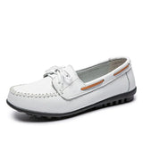Nurse Flat Shoes Women 2021 Women's Moccasins Loafers Shoes For Female Lace Up Breathable Flats Walking Chaussure