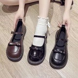 Leather Shoes Girls 2023 Spring New Korean Version Of English Style With Skirt Jk Shoes Lovely Lolita Women's