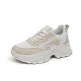 Breakj Korean Version Of The New Dad Shoes Female 2025 Spring Student Running Sports Platform Increased Casual Shoes Female QRJ