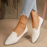 And Autumn 2025 New Large-Size Flat-Bottomed Flat-Soled Single Shoe One-Legged Casual Shallow Bean