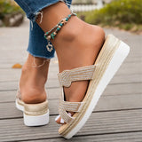 Breakj Slopes And Slippers Women's 2025 Summer Fashion Water Drill Outside Wearing Thick-Bottomed Large Beach