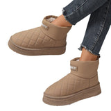 Boots 2025 New Winter Plus Thick Short Boots To Keep Warm Cotton Shoes Wearing Anti-Slip Women's Shoes Bread