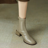 New 2023 Round-Headed Rear Zipper Skinny
