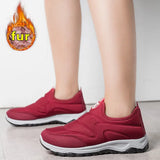 Boots Waterproof Snow Boots Female Plush Winter Boots Women Warm Ankle Botas Mujer Winter Shoes Woman Sneakers