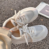 Spring, Summer And Autumn New Style Thick-Soled Casual White Shoes With High Comfort And All Kinds Of Muffin Women's Low Upper