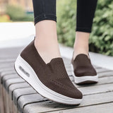 Spring Autumn Women's Swing Shoes Mesh Woman Loafers Flat Platforms Female Shoe Wedges Ladies Shoes Height Increasing