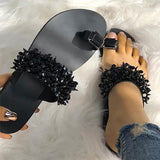 Slippers Women Shoes Summer sandals Beach Pineapple Flat Slippers Outside Slides Zapatos De Mujer Shining Crystal Ladies