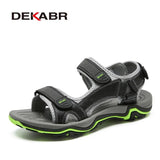 Hot Sale New Fashion Summer Leisure Beach Men Shoes High Quality Leather Sandals Plus Size 45 Men's Outdoor