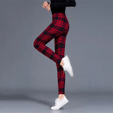 Push Up Leggins Mujer Stripe Printed Leggings Women Dot Mid Waist Polyester Fitness