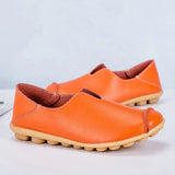 Fashion Elegant Ladies Flat Single Shoes 2021 Casual Loafers Female Lazy Shoes Comfort Low Heel Slip On Shoes Walking