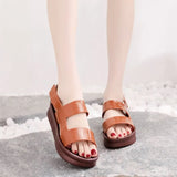 Sandal Summer Flat Platform Woman Hook Loop Comfortable Casual Female Fashion Ladies Beach Shoe Open Toe 2021 New