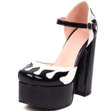 2022 Brand High Heeled Women's Sandals Buckle Shallow Platform Shoes For Woman Elegant Trendy Wedding