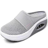 Breakj Summer Large-Size Lazy One Foot Pedaled Net Thick Bottom Slippers Women Slope And Slippers