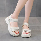 Open Toe Flats Platform Sport Women Sandals Shoes Summer Designer Casual Walking Shoes Slippers Fad Beach Zapatos