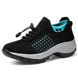 Casual Shoes Walking Summer Sneakers Women Mesh Lace Up Flat Shoes Sneakers Women Vulcanized Shoes Woman Tenis