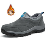Men Winter Shoes Quality Moutain Sneakers Slip-on Male Rubber Bottom Sneaker Winter Warm Anti-skid Footwear Size