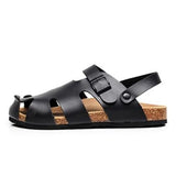 2023 New Unisex Buckle Cork Sandals Men Summer Beach Women Cut-outs Casual Sandalias