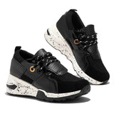 Winter New Leopard Print Dad Shoes Girl Leopard Print Super Fire Sports Shoes Women's Casual Platform Heighten