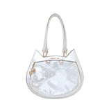 cute cat handbags Japanese kawaii ita bag large capacity Lolita shoulder bag JK uniform bag college girl Shopper bag Women's