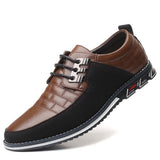 New Oxfords Leather Men Shoes Fashion Casual Slip On Formal Business Wedding Dress Shoes Men Big Size 38-48 Drop