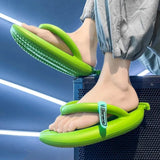 Summer Comfortable Slippers for Men Casual Beach Shoes Thick Bottom Platform Slides Soft Sneaker Womens
