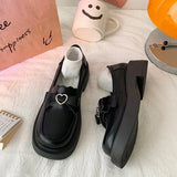 2022 NEW Lolita shoes chain platform shoes Japanese JK uniform shoes Kawaii mocassin loafers women college girls mary jane
