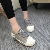 Shoes Summer Korean Version Of Small White Shoes Female White Board Shoes Breathable Flat Bottom Students Casual Shoes Mixed