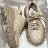 Women diamond chain Shoes New Chunky Sneakers Women Lace-Up Vulcanize Shoes Casual Fashion Dad Shoes Platform Sneakers
