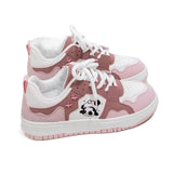 Breakj Cream Powder Board Shoes Female Fairy Tale Wind High Appearance Level Board Shoes Female Comfortable Wear Outside Four Seasons Small