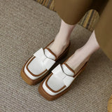 Breakj And Summer 2023 Square Bow British Baotou Half Slippers Women's Color Platform Outside Wear Cool Drag Muller