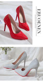 New 2020 Bed High Heels Fun One-time Sexy High Heels Bed Foot Fetish Alternative Passion Sexy Red