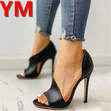 2020 Zapatos Fashion Summer Sexy Peep toe Exquisite High Heels Sandals Ladies Increased Stiletto Super High Heel Womens