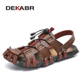 Summer Men's Sandals Beach Shoes Summer Leisure Beach Roman Men Outdoor Sandals High Quality Soft Bottom Sandals