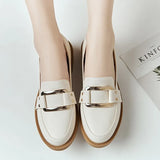 New Women Low Heels Fashion Bowtie Platform Female Spring Shoes Fringe Chunky Heel Flat Shoe Casual Footwear Oxford