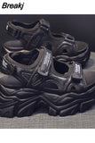 Sandals Comfort Shoes for Women Muffins shoe Clogs With Heel Suit Female Beige New Sports Flat Thick Girls Black Fashion