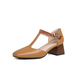 Breakj Belt With Flat Head With Large Size Women's Shoes Summer Hollow Sandals