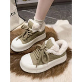 Breakj Hot Style Boken Shoes Female Small White Shoes Classic Hariku Wind Comfortable Thick Bottom Small Girl Hot