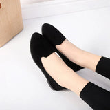 Flat Shoes 2021 Summer Suede Casual Platform Women Shoes Pointed Toe Candy Colors Footwear Party Shoe Ladies Large