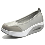 Women Sneakers Flats Loafers Sweet Shallow Comfort Moccasins Slip-on PU Platform Ballet Ladies Vulcanized Shoes