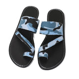Breakj Toe Slippers Female 2024 New Camouflage Fashion Flat Casual Wear Beach Women's