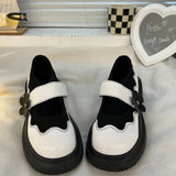 shoes on heels 2022 new lolita shoes spring autumn Mary Jane sweet platform shoes college girls JK uniform shoes women's