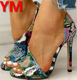 2020 Zapatos Fashion Summer Sexy Peep toe Exquisite High Heels Sandals Ladies Increased Stiletto Super High Heel Womens