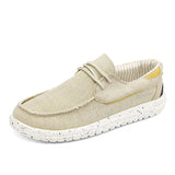 Light Men Canvas Shoes Quality Anti-skid Male Non-leather Casual Shoes Soft Breathable Zapatos De Hombre Trend