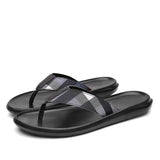 Man Slippers Thick-Soled Mens Slippers High Quality Sewing Casual Shoes Comfortable Beach Sandals Anti-Slip Shoes
