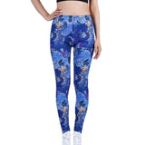 Leggings Women's Space Dark Blue Leggins Print Pants High Quality Fitness Trousers Mujer Hot Gym Stretch
