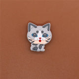 Sale 1pc Animals PVC Shoe Charms Shoe Buckle Accessories Cute Pug Face Shoe Decoration for croc jibz Kid's Party